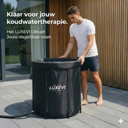 LUXEVI Premium IJsbad - Opvouwbaar Koudwaterbad - Koude training - Wim Hof methode ZitBadXL.nl