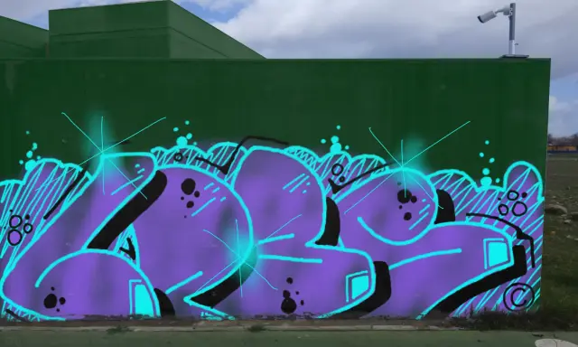 Graffiti artwork by LPBER
