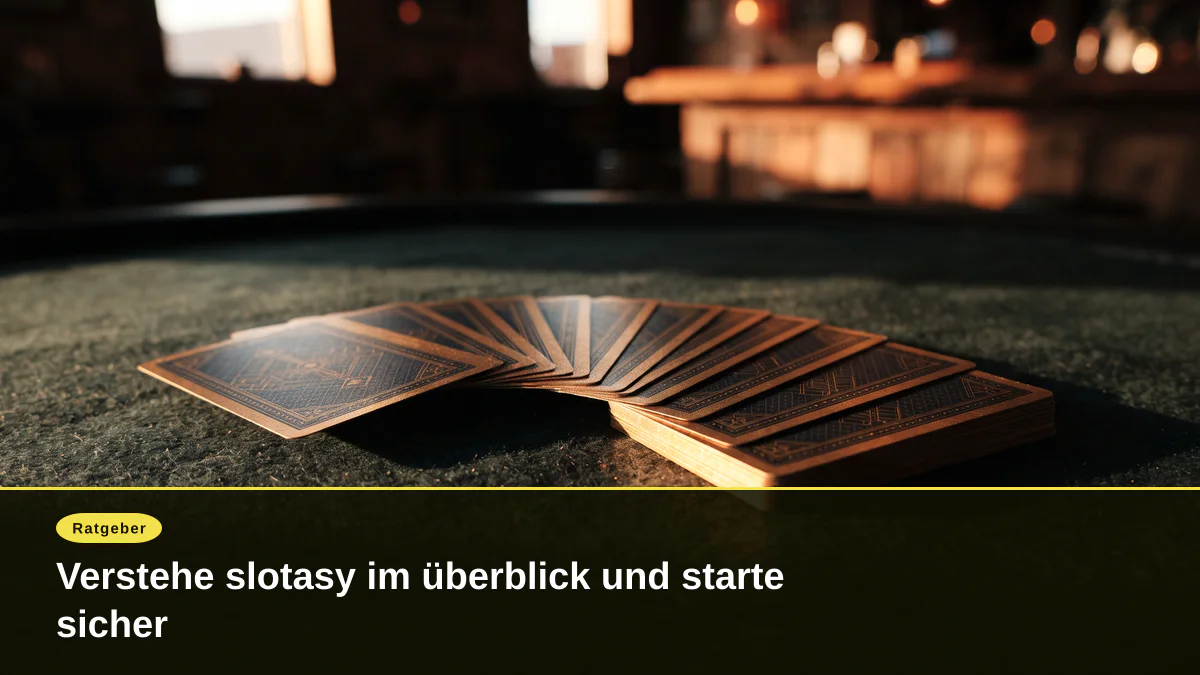 Verstehe slotasy im überblick und starte sicher