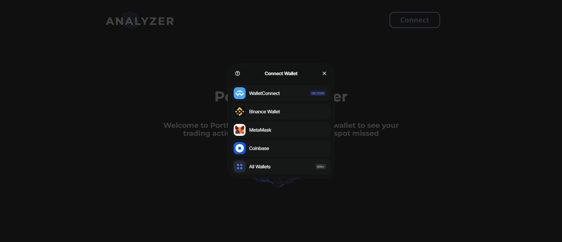 Screenshot of defi-analyzer.pages.dev