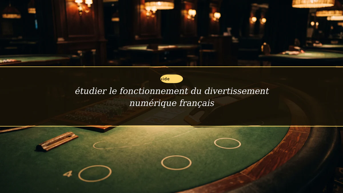 étudier le fonctionnement du divertissement numérique français