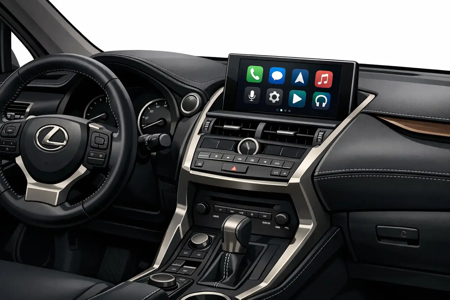 Lexus NX300 2015 avec Android Auto sur l'écran central