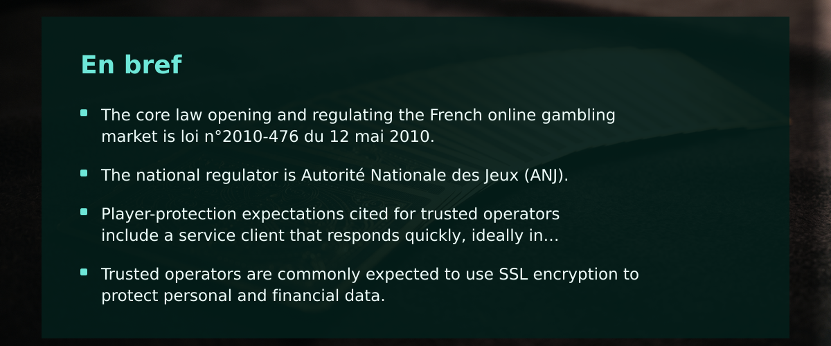 Un casino en ligne de confiance en france, c’est possible ou pas ? — En bref