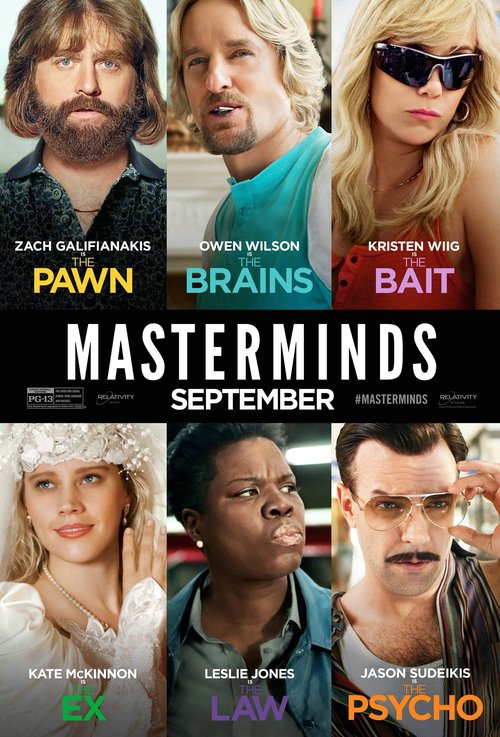 Asy bez kasy / Masterminds (2016) PL.1080p.BRRip.H264-BP007 / Lektor PL