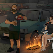 090 Mulher com Coca Cola