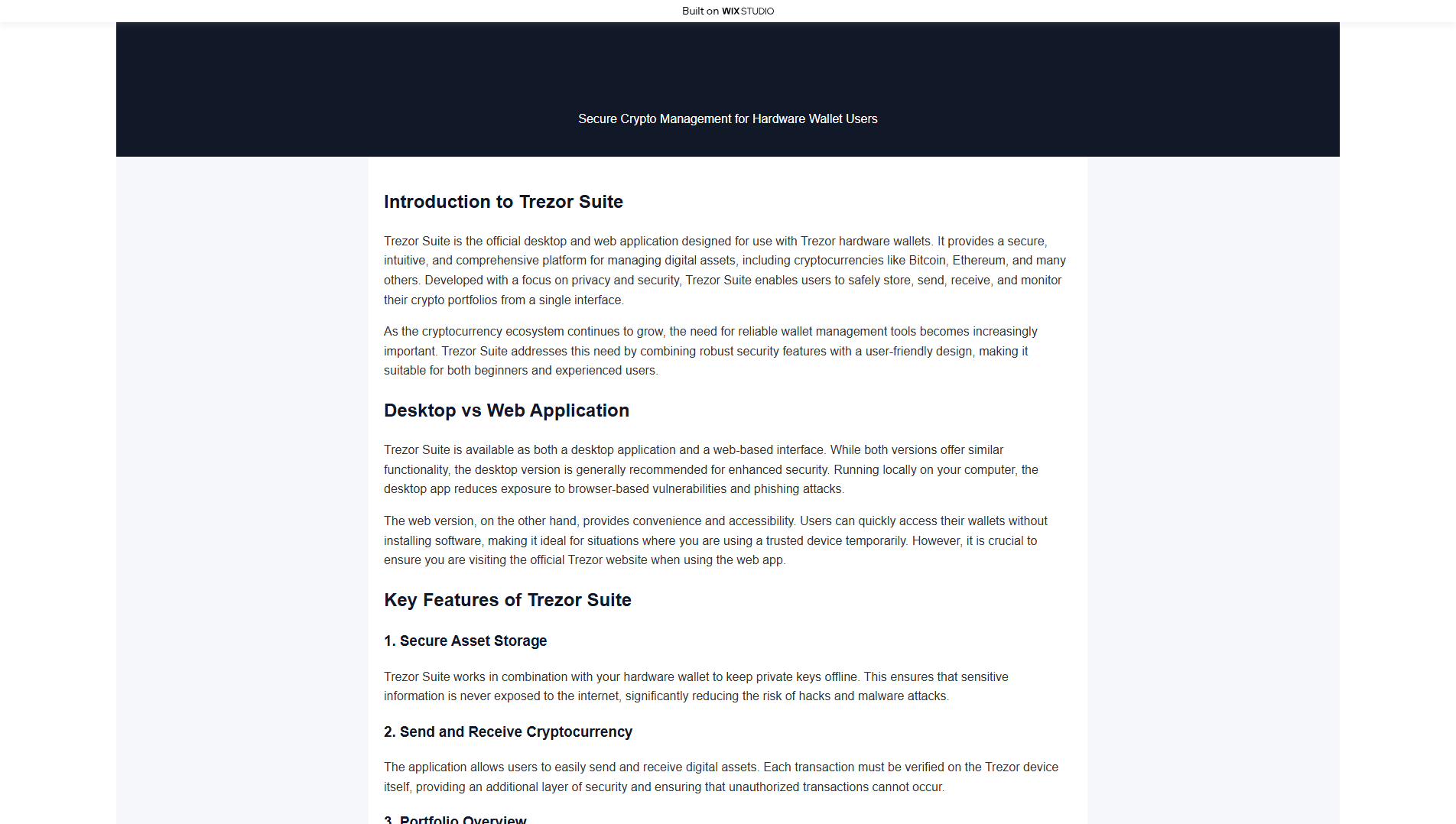 Screenshot of bridgeapp0.wixstudio.com