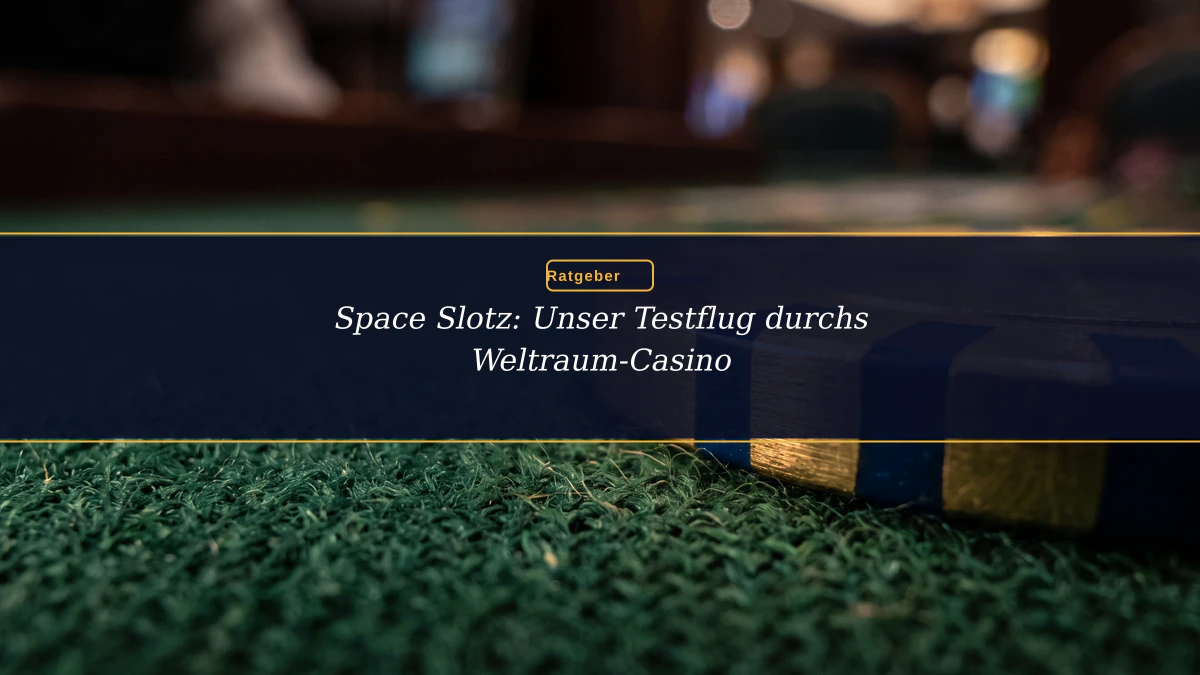 Space Slotz: Unser Testflug durchs Weltraum-Casino