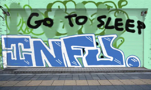 Graffiti artwork by infu