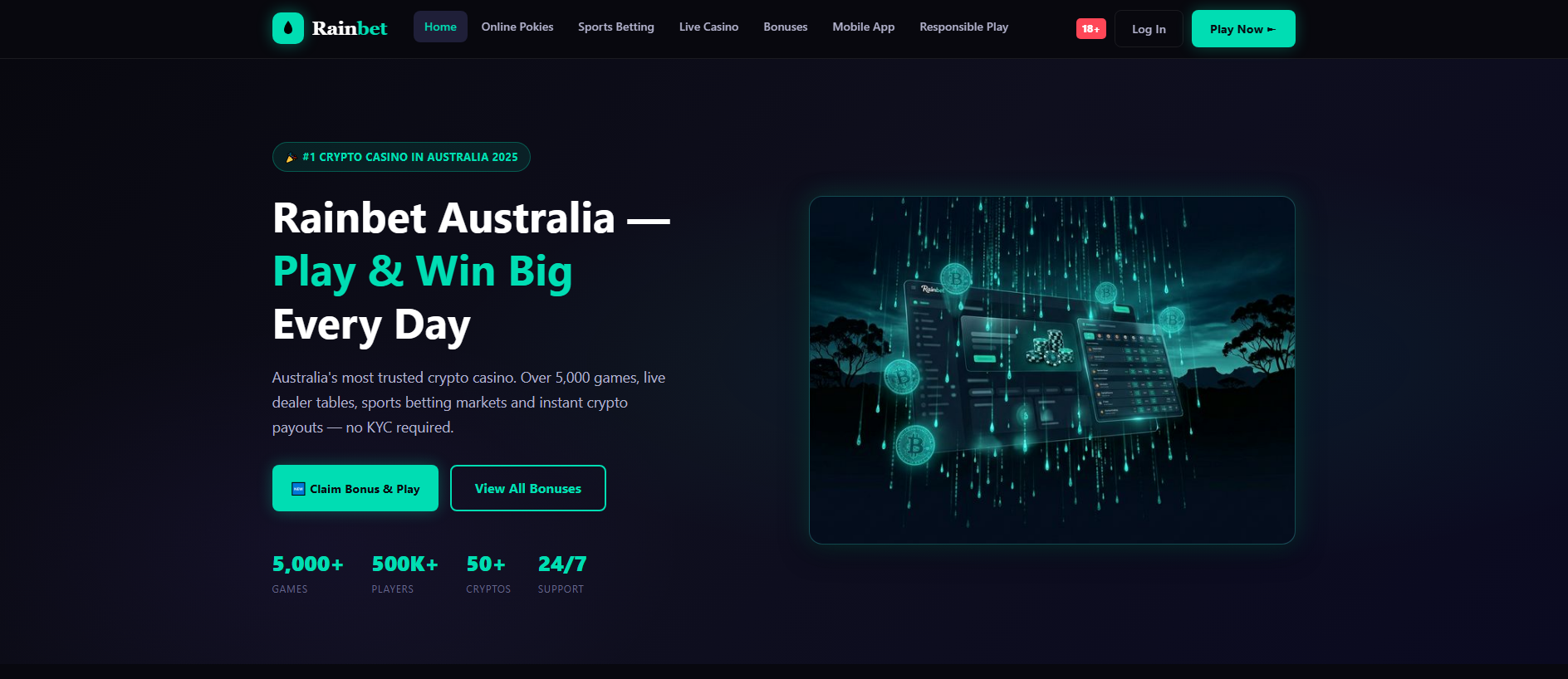 Acquisizione salvata di rain-bet-australia.com