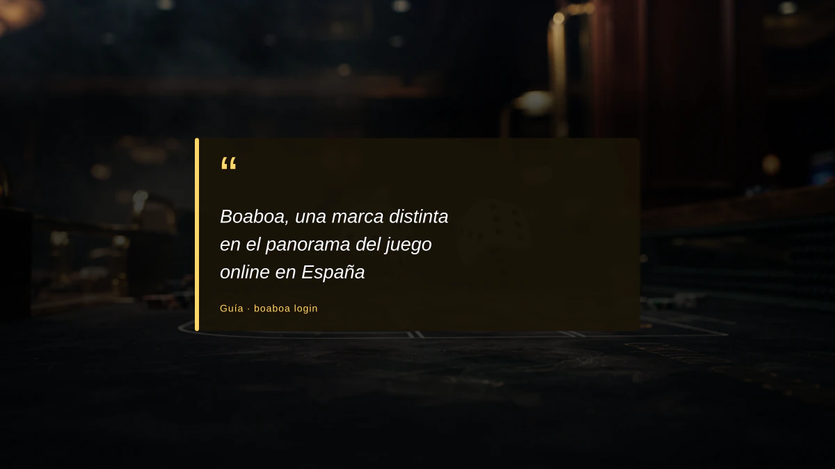 Boaboa, una marca distinta en el panorama del juego online en España