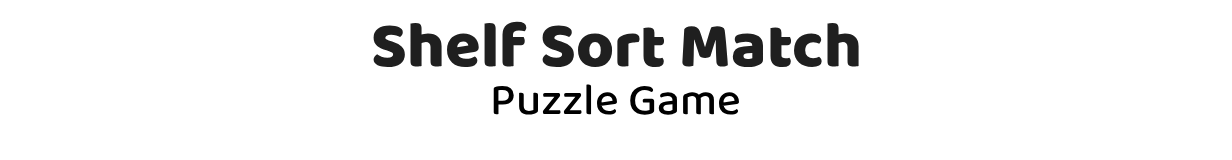 Shelf Sort Match - Android Studio Sorting Puzzle Game with AdMob Ads - 1