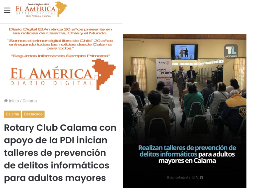 NOTICIAS ROTARY CLUB CALAMA - Foto 1