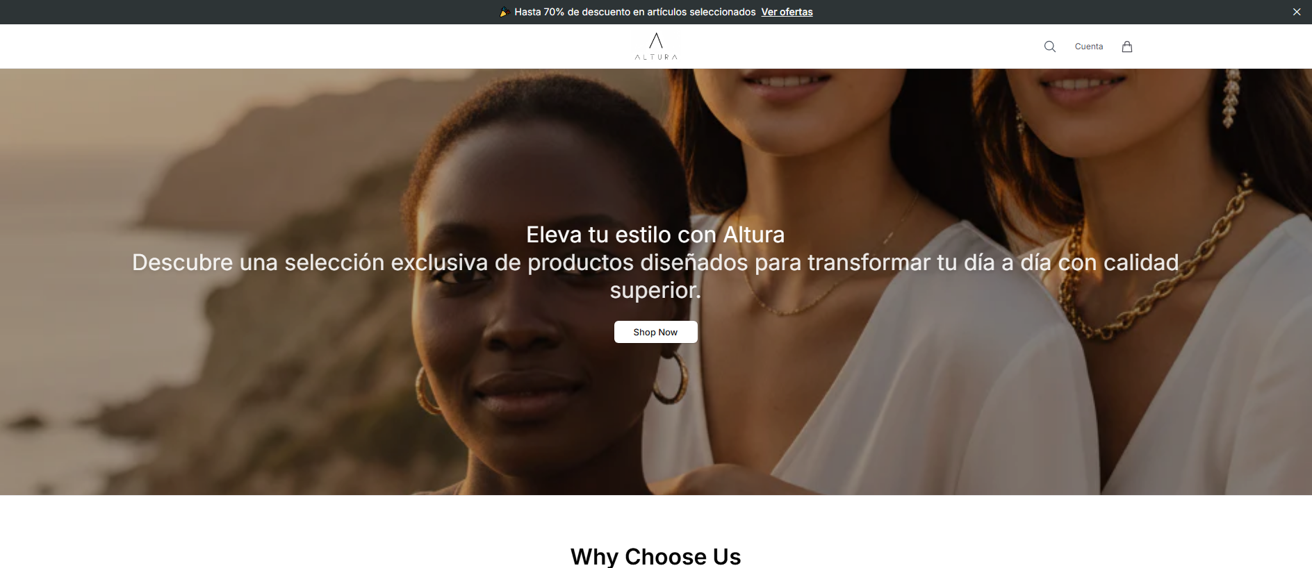 Stored capture of alturahq.shop