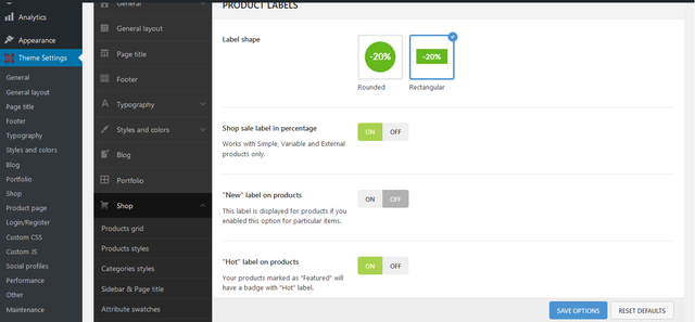 Product-label-shape
