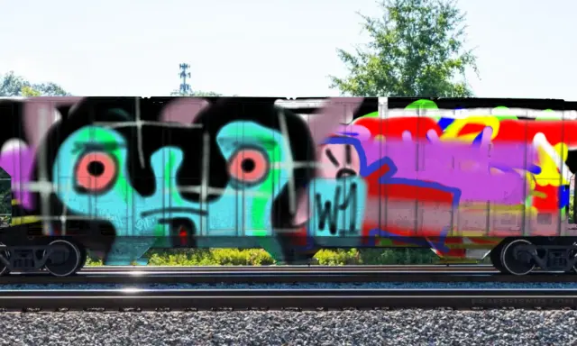Graffiti artwork by DECAY