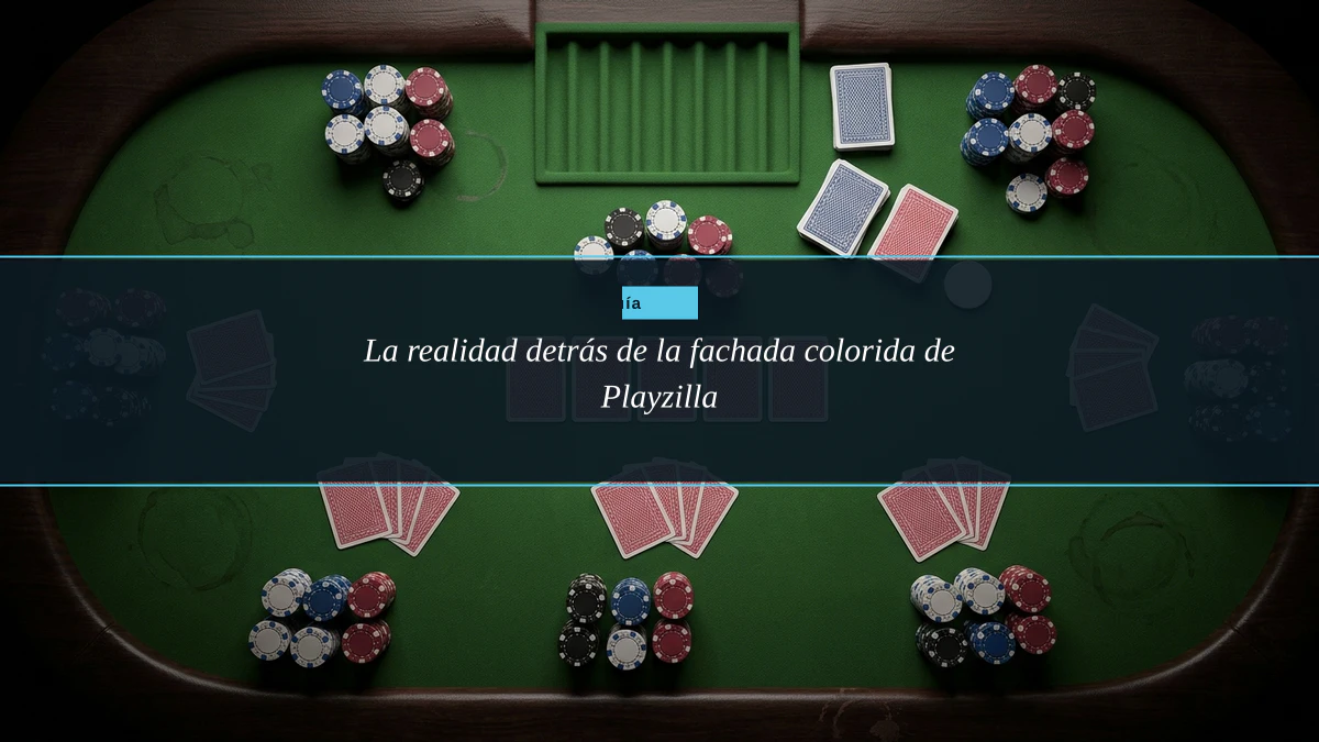 La realidad detrás de la fachada colorida de Playzilla