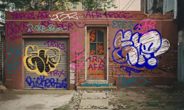 Graffiti artwork by Rickertos