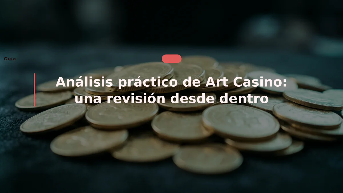 Análisis práctico de Art Casino: una revisión desde dentro