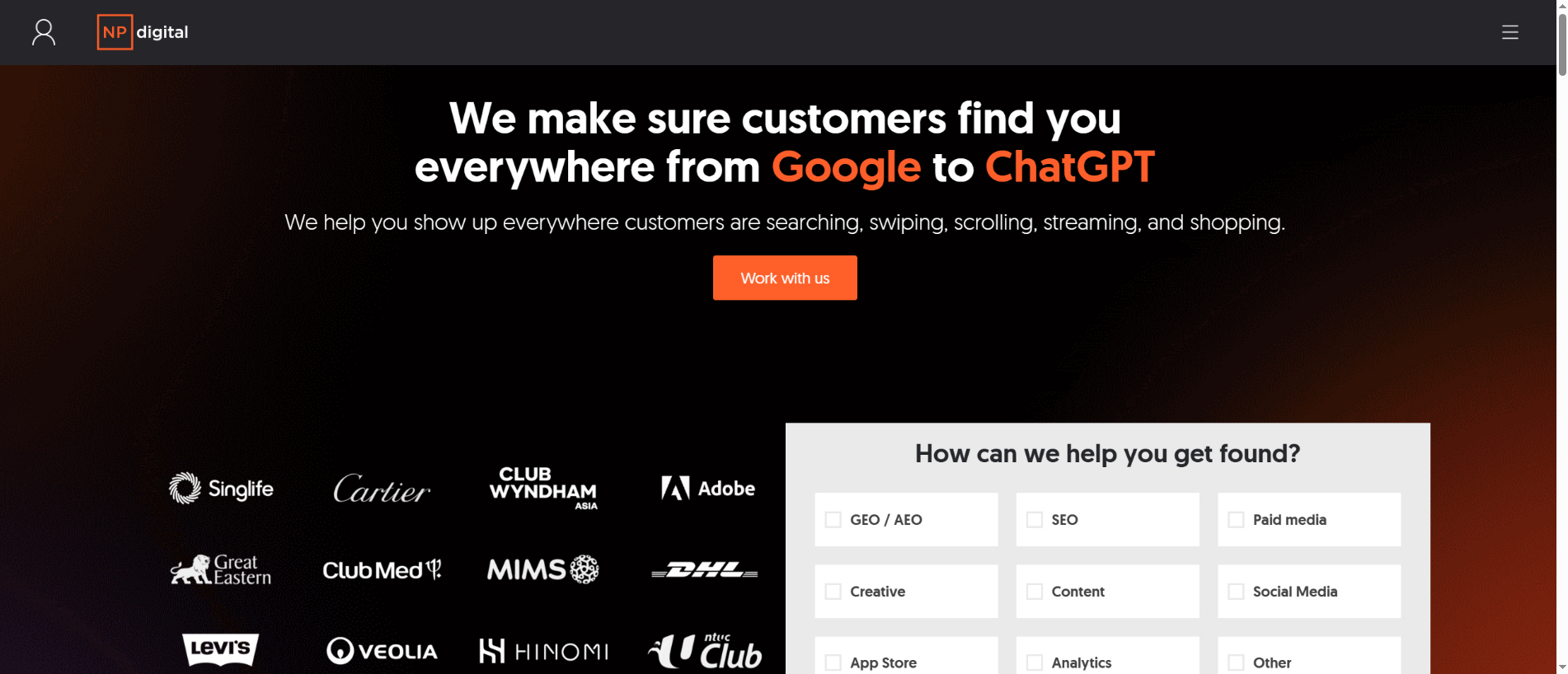 Screenshot of npdigitalcommunity.com