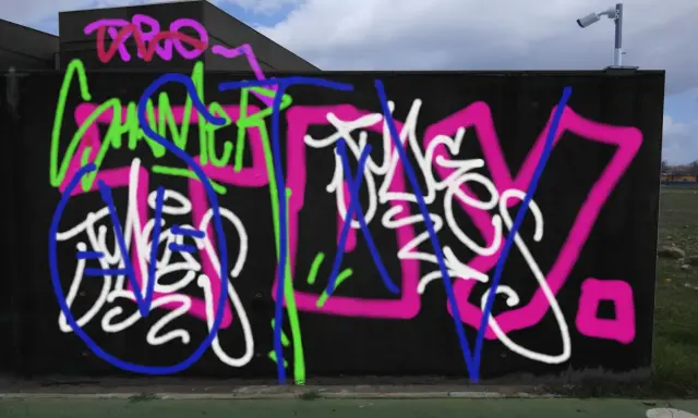 Graffiti artwork by villains43lc