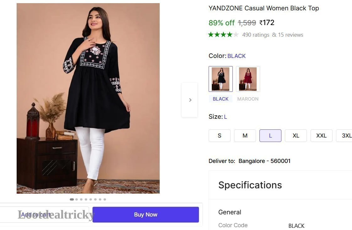   women S Top – Just ₹172 | Top Unbeatable Deal