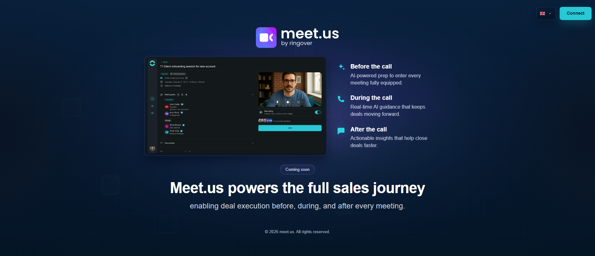 Forensic screenshot of meet.us showing the phishing page layout