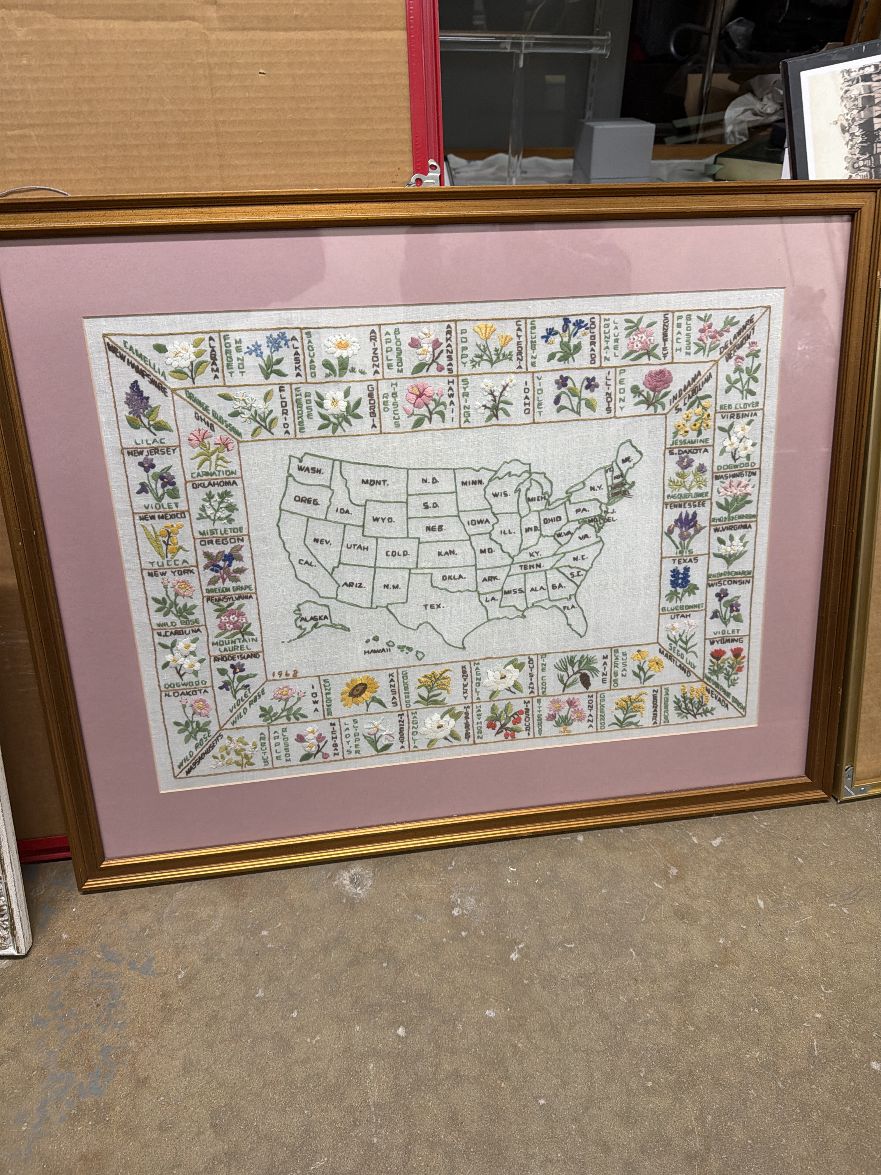 United States of America Flowers Krewel