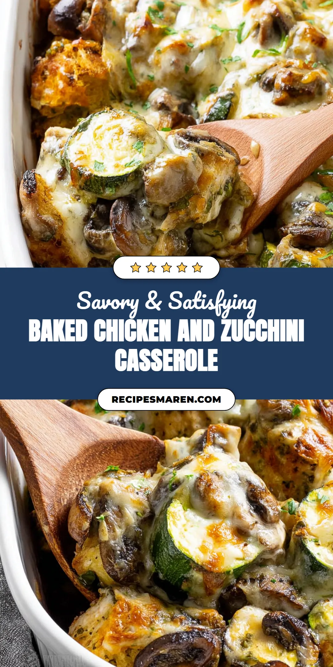 This savory baked chicken and zucchini casserole is a delicious, comforting dish that's perfect for family dinners. With layers of tender chicken, fresh zucchini, and a creamy sauce, you'll love how easy it is to make. Plus, it can be customized with six satisfying variations to suit your taste or dietary needs. Whether you're preparing for a weeknight meal or a weekend gathering, this casserole is sure to impress. Click for the full recipe.