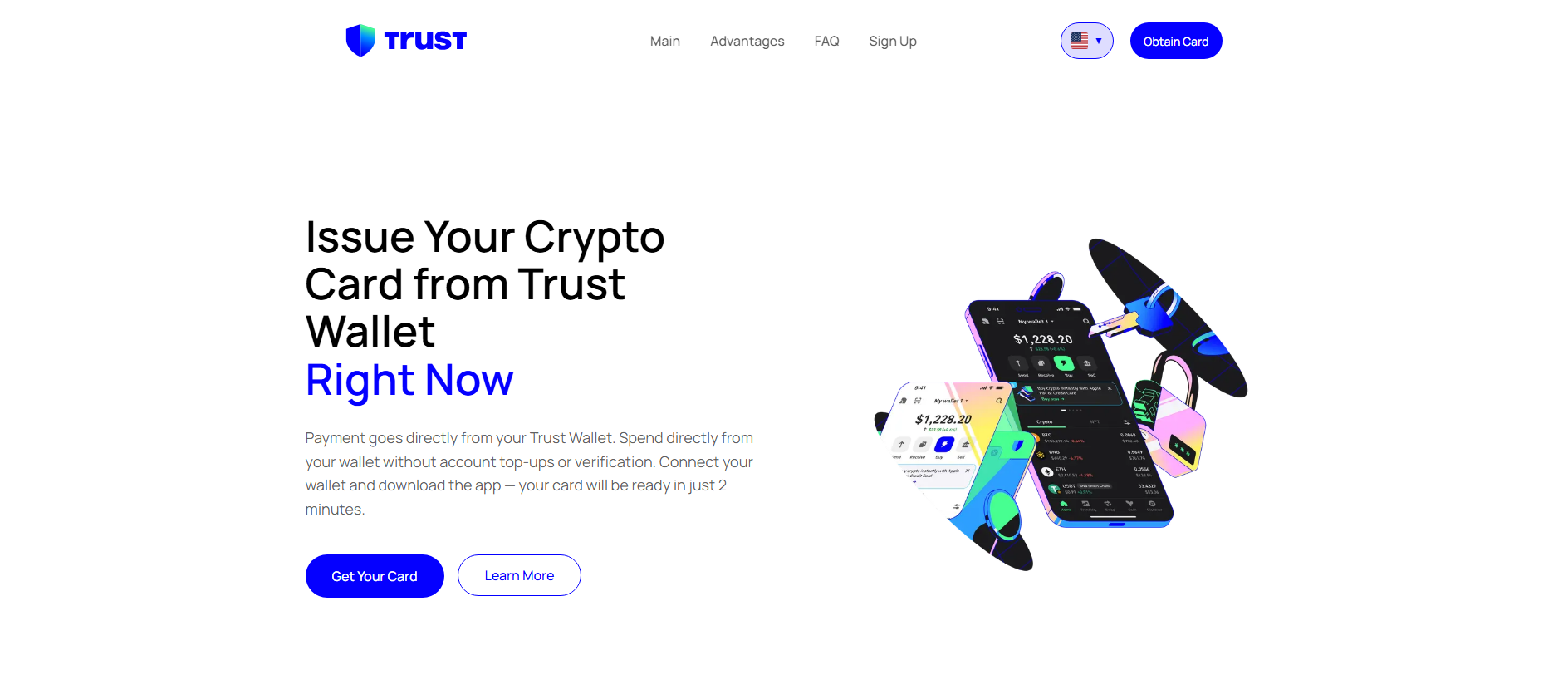 Screenshot of trust-card.work