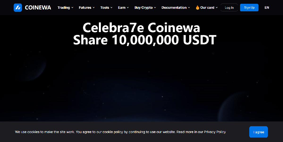 Screenshot of coinewa.com