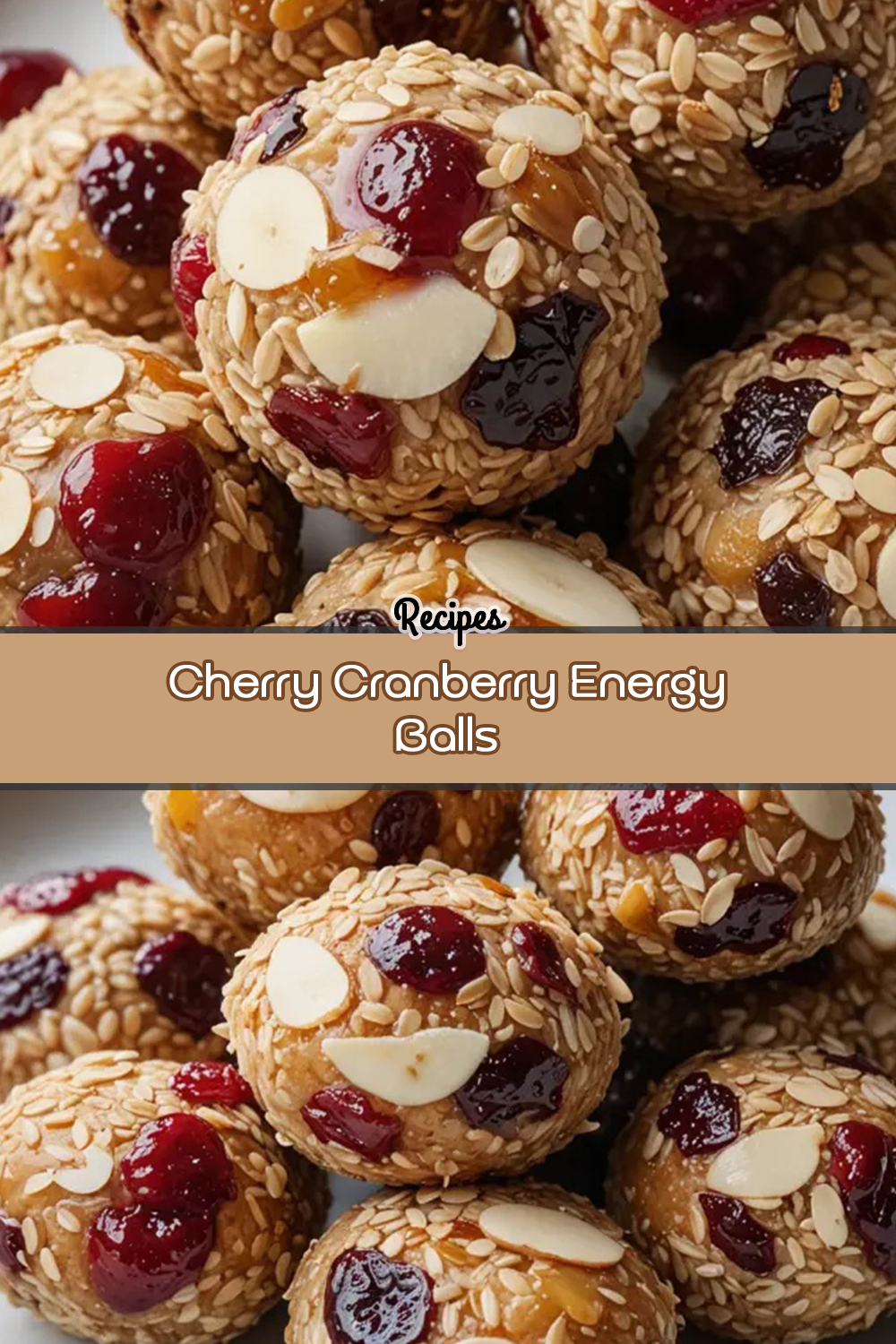 Cherry Cranberry Energy Balls