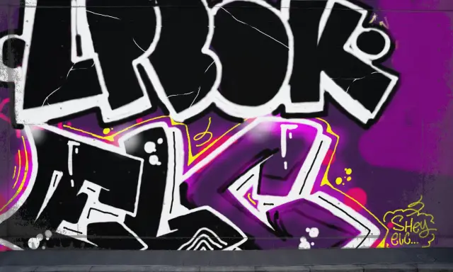 Graffiti artwork by Okeys