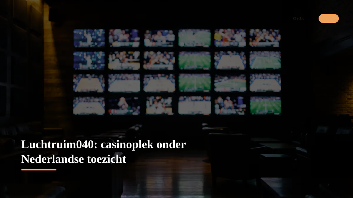 Luchtruim040: casinoplek onder Nederlandse toezicht