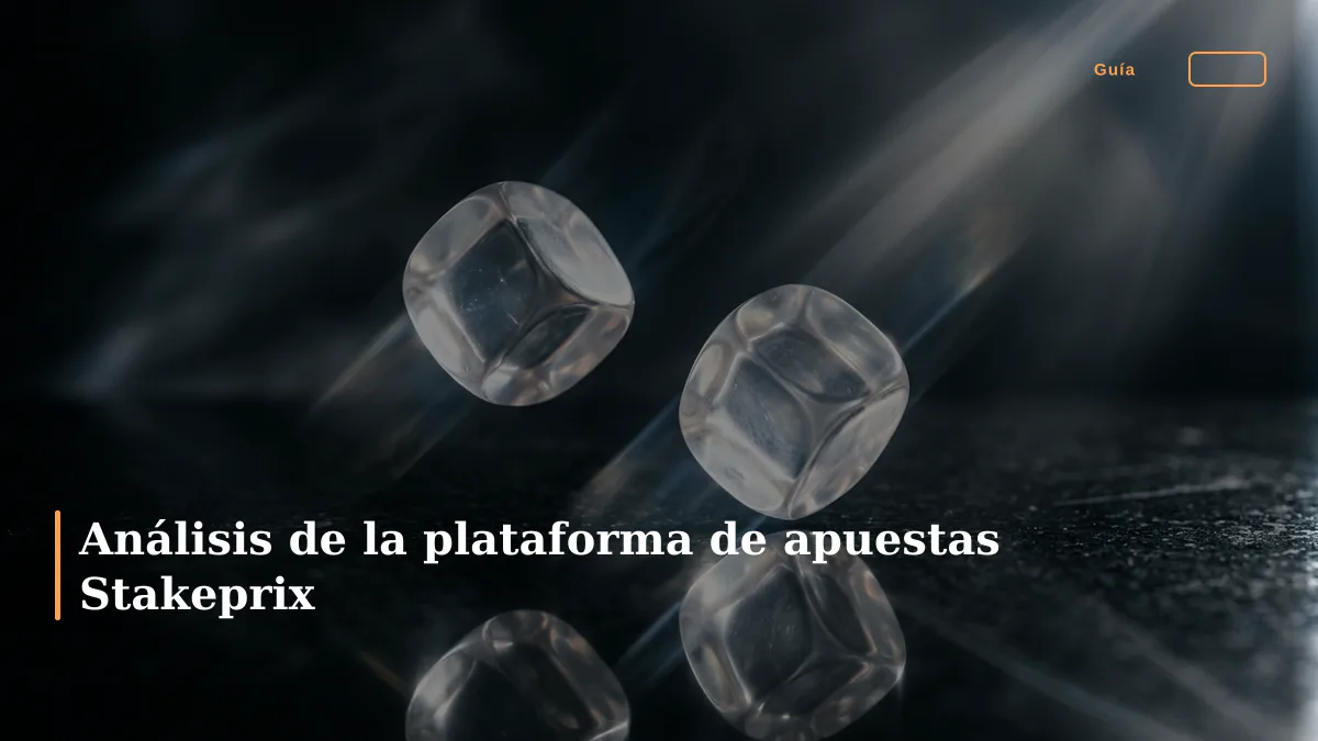 Análisis de la plataforma de apuestas Stakeprix