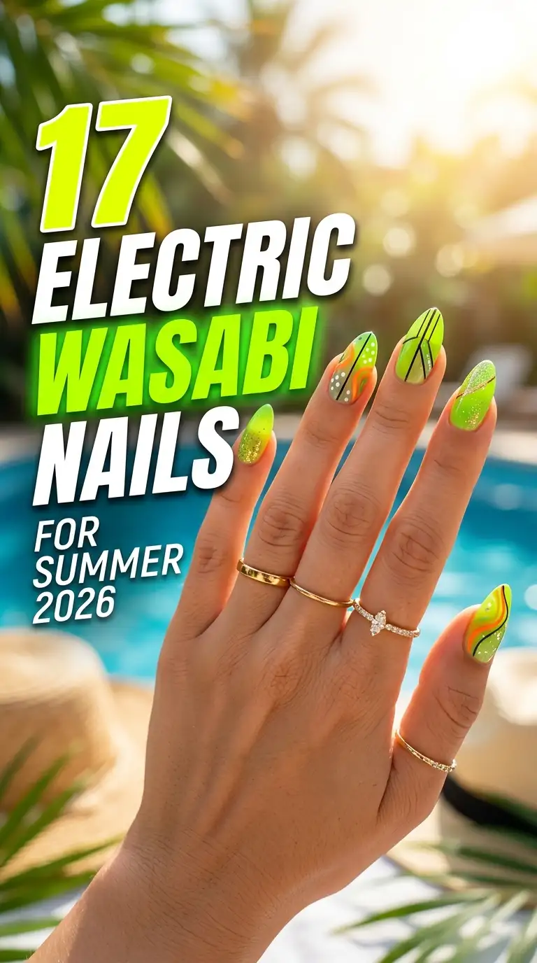 17 Electric Wasabi Nails for Summer 2026