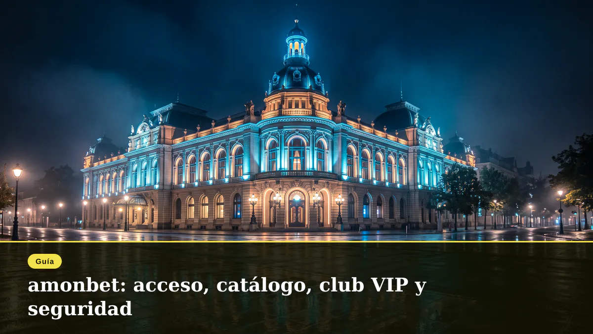 amonbet: acceso, catálogo, club VIP y seguridad