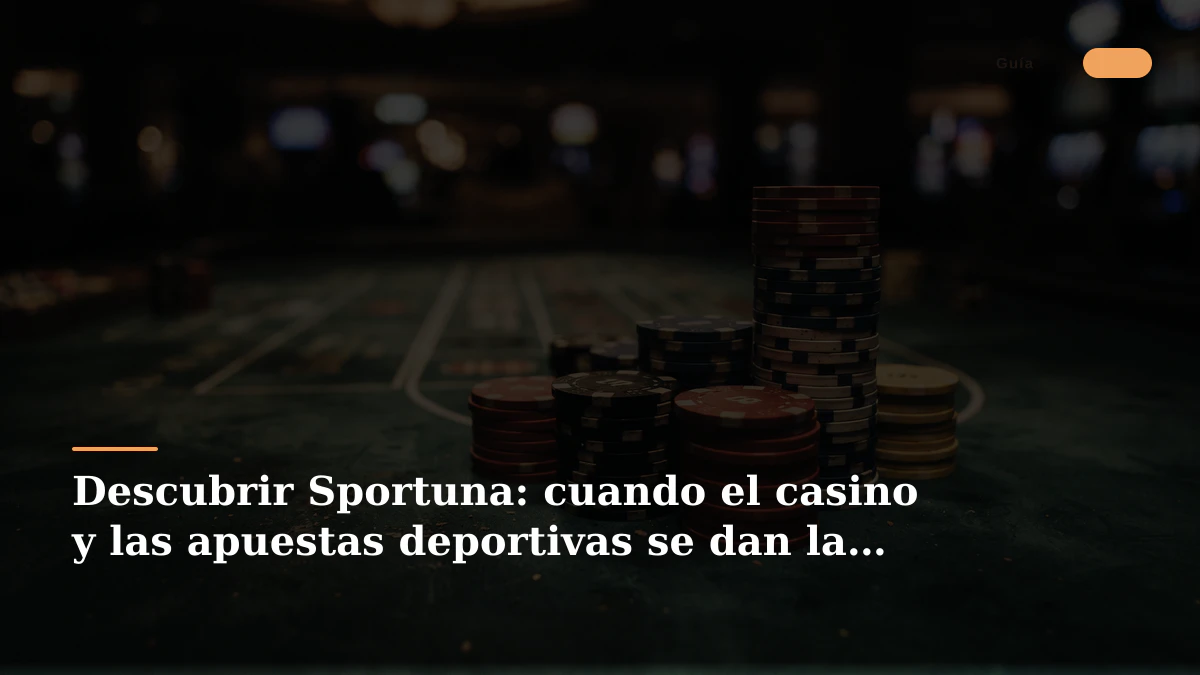 Descubrir Sportuna: cuando el casino y las apuestas deportivas se dan la mano