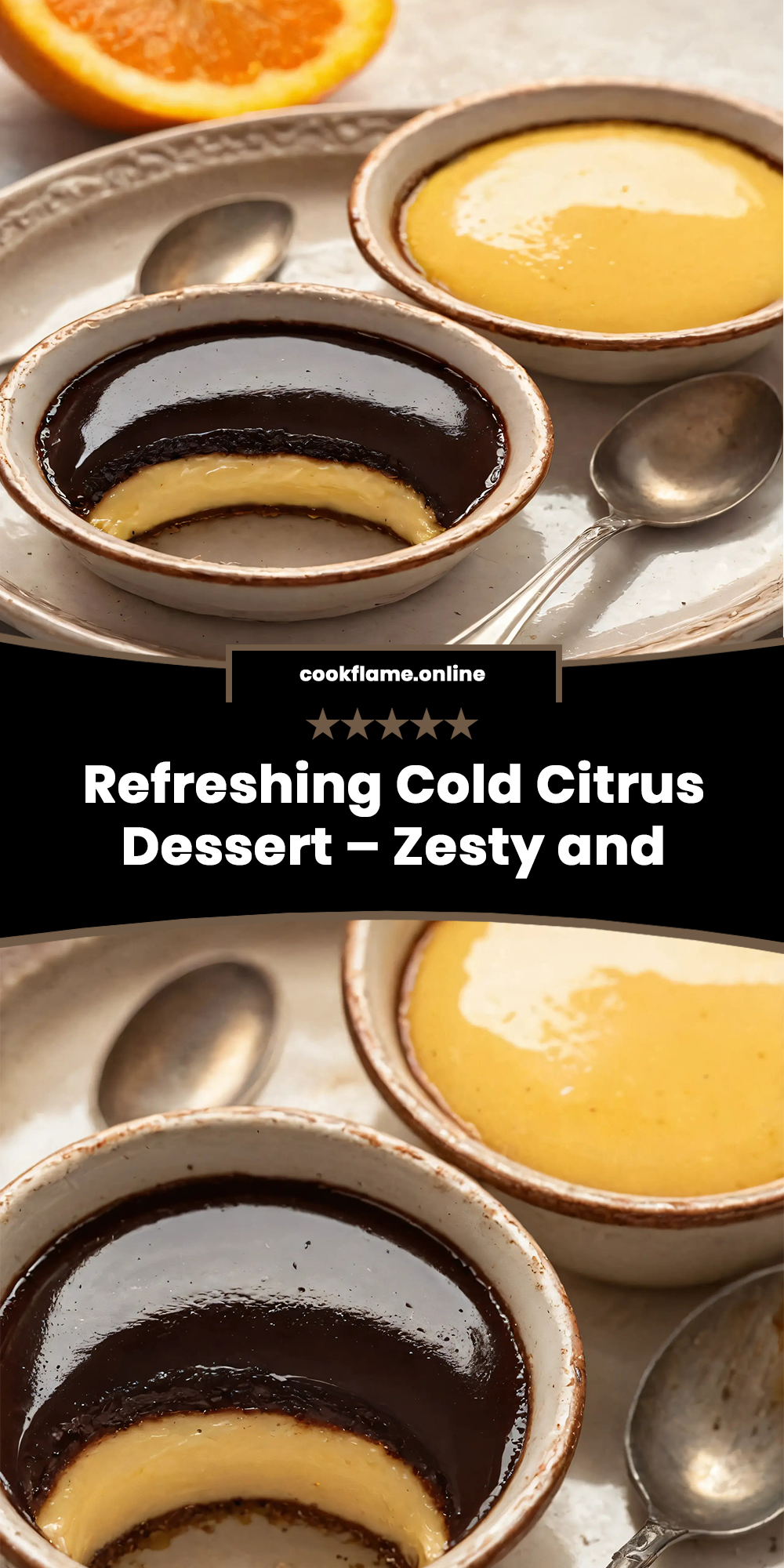 Refreshing Cold Citrus Dessert – Zesty and Irresistible