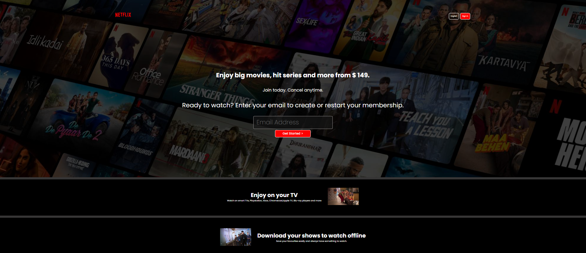 Screenshot of sawanpanchal.github.io