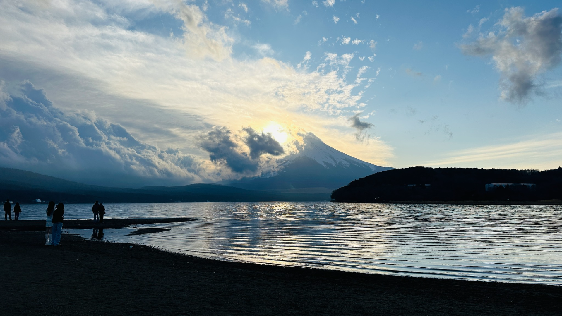 山中湖平野の浜 山梨县 旅游照片