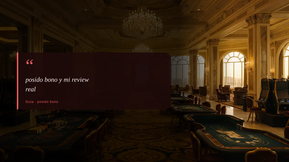 posido bono y mi review real