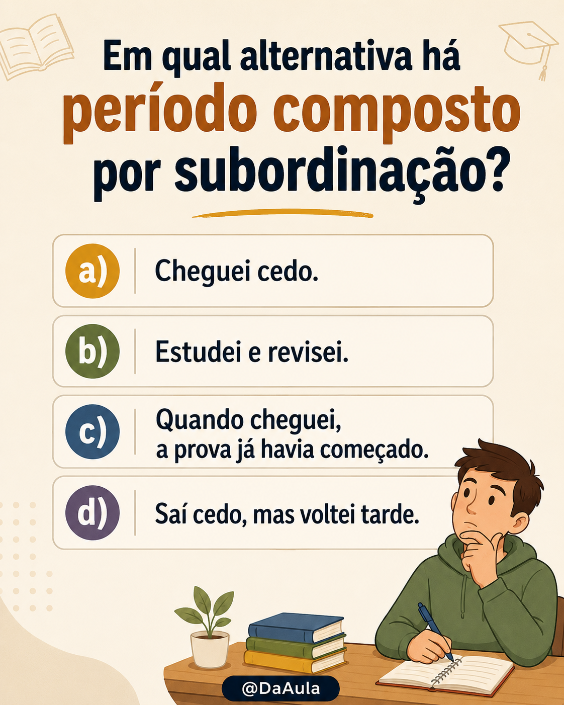 Período composto por subordinação: o que é, exemplos e como identificar
