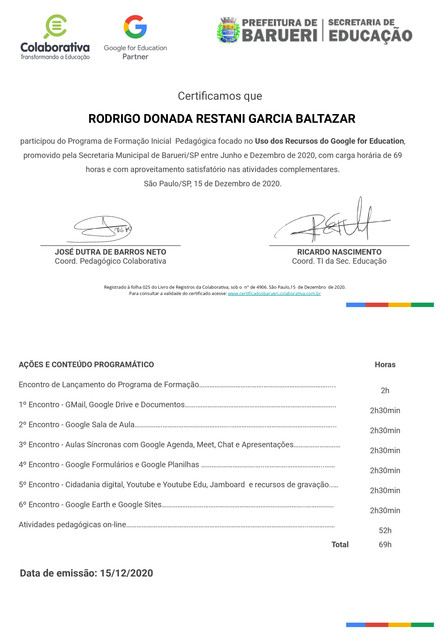 Certificado-Google-for-Education-RODRIGO-DONADA-RESTANI-GARCIA-BALTAZAR