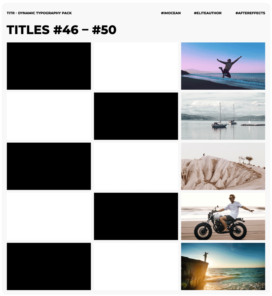 TITR | Dynamic Typography Pack - 17