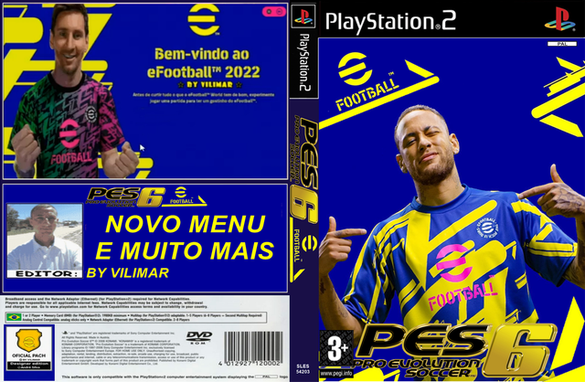 PES6 efootball 2022 PS2 by Vilimar
