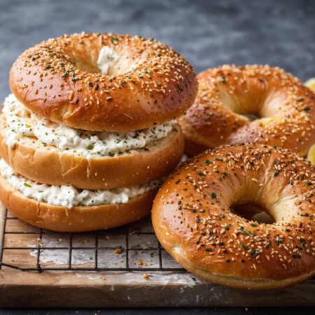 Ultimate Baked Protein Bagels with Cottage Cheese