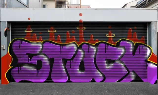 Graffiti artwork by STUCK1