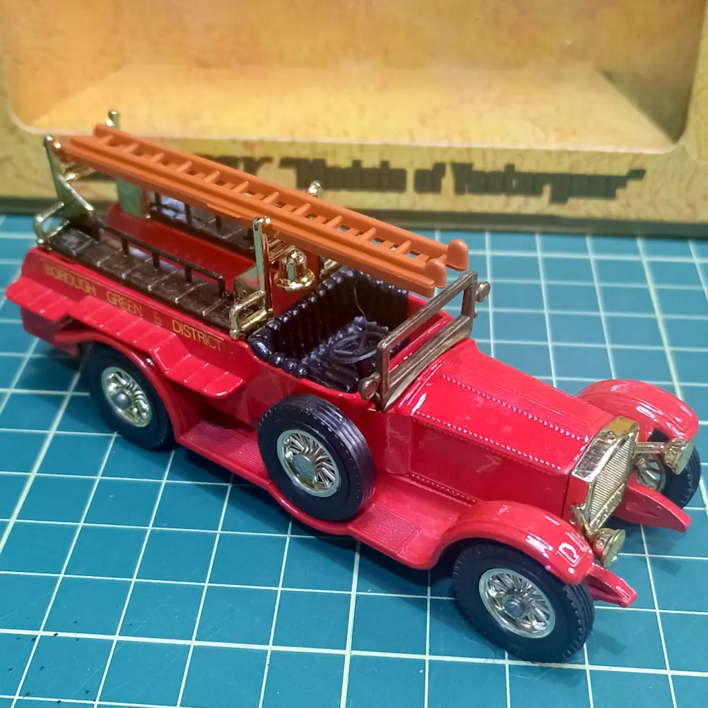 Caminhão de Bombeiros Rolls Royce 1920 Matchbox Antigo Y-6 1:48 Models of Yesteryear – Inglaterra