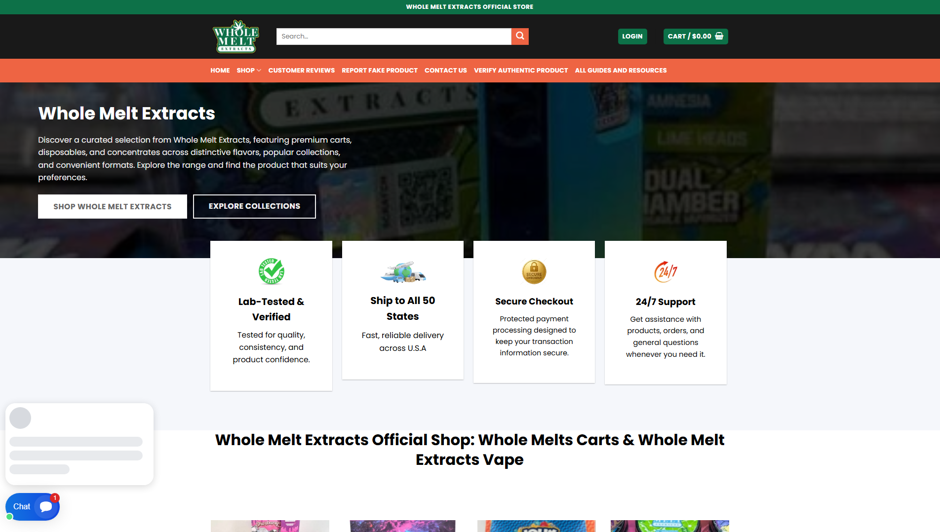 Основной снимок · buywholemeltextracts.com