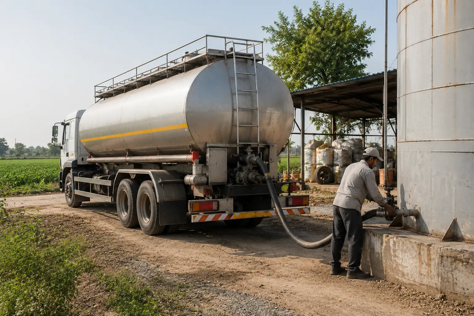 Bulk biodiesel supply and delivery facility